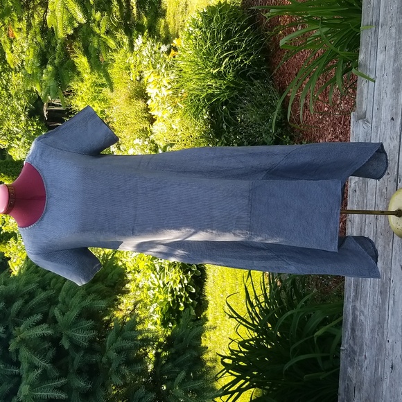 Flowy Linen Dress - Picture 2 of 16